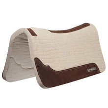 Load image into Gallery viewer, Synergy Contoured Steam Pressed 100% Merino Wool Felt Performance Saddle Pad