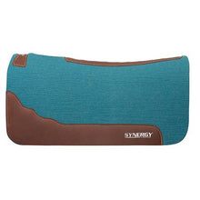Load image into Gallery viewer, Synergy Contoured Steam Pressed 100% Merino Wool Felt Performance Saddle Pad