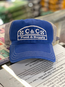 C&C Soft Top Hat Blue & Grey