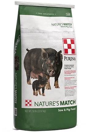 Purina Natures Match Sow & Pig Feed