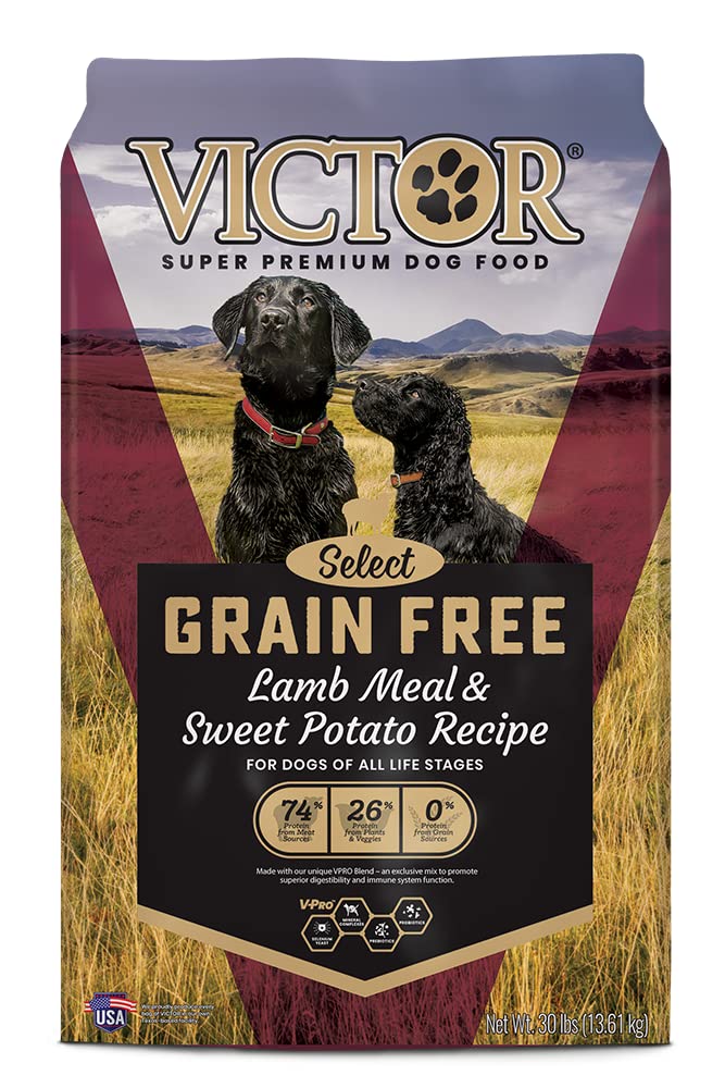 Victor Grain Free Lamb Dog Food  30lb