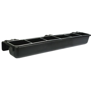 9qt Hookover Goat Trough Black