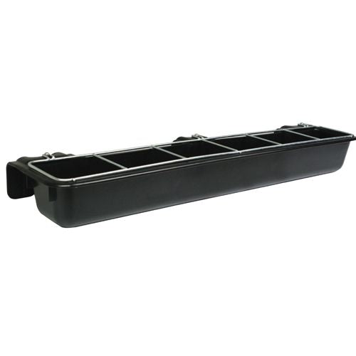 9qt Hookover Goat Trough Black