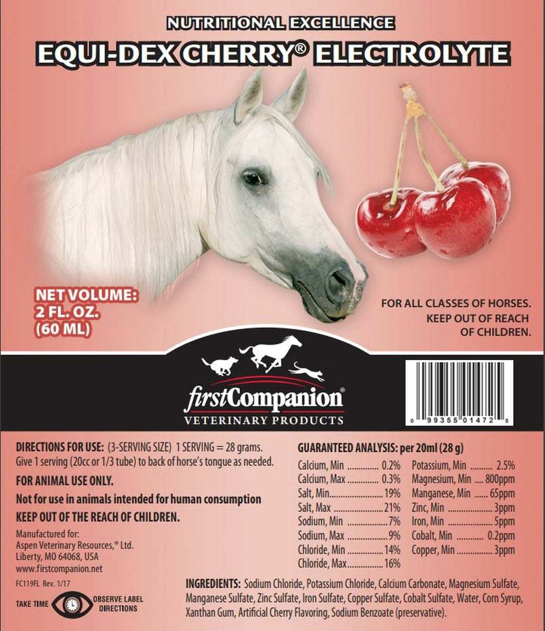 Equi-Dex Cherry Electrolyte Paste 60ml