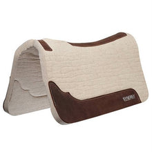 Load image into Gallery viewer, Synergy Contoured Steam Pressed 100% Merino Wool Felt Performance Saddle Pad
