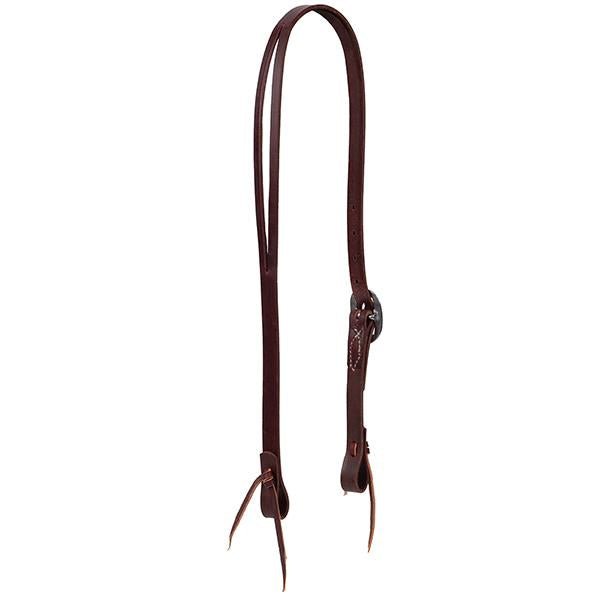 Synergy Burgundy Latigo Leather Performance Headstall Split Ear