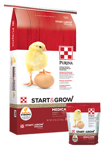 Purina Start & Grow Medicated Chick Starter
