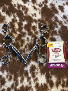 Weaver Jr. Cow Smooth Snaffle 5”