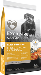 Exclusive Large Breed Puppy Chicken & Brown Rice Formula With Comfort Care