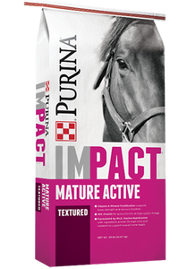 Purina Impact Mature Active 10/10  Horse Feed Textured