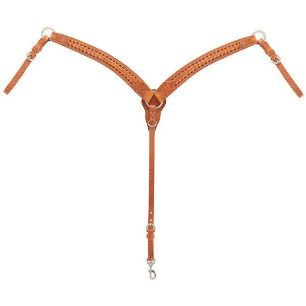 Buckstitch Breast Collar Contoured