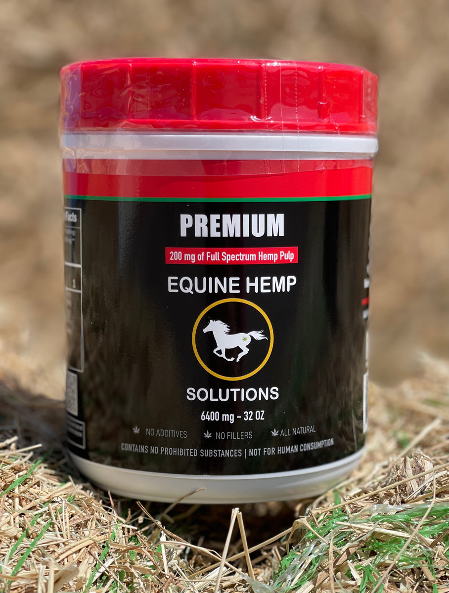 Equine Premium Hemp Supplement Pellet C&C Feed Store