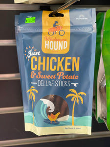Wholesome Hound Just Chicken & Sweet Potato Sticks 4oz