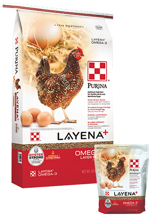 Purina Layena + Omega-3 Pellets