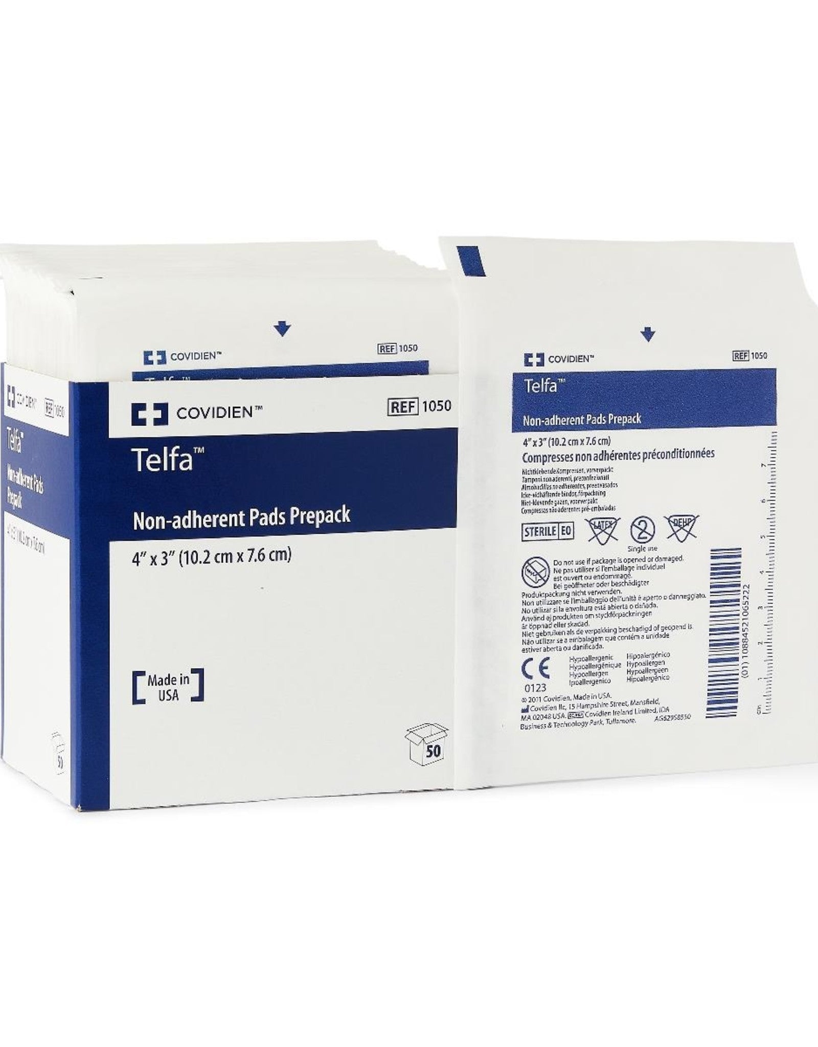telfa non adherent dressing Non-Adherent Bandaging Covidien 1961 - Telfa Non-adherent