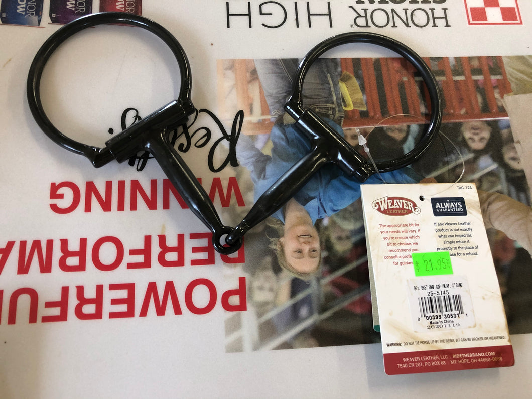 Weaver Swivel D Ring Smooth Snaffle