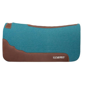 Synergy Contoured Steam Pressed 100% Merino Wool Felt Performance Saddle Pad