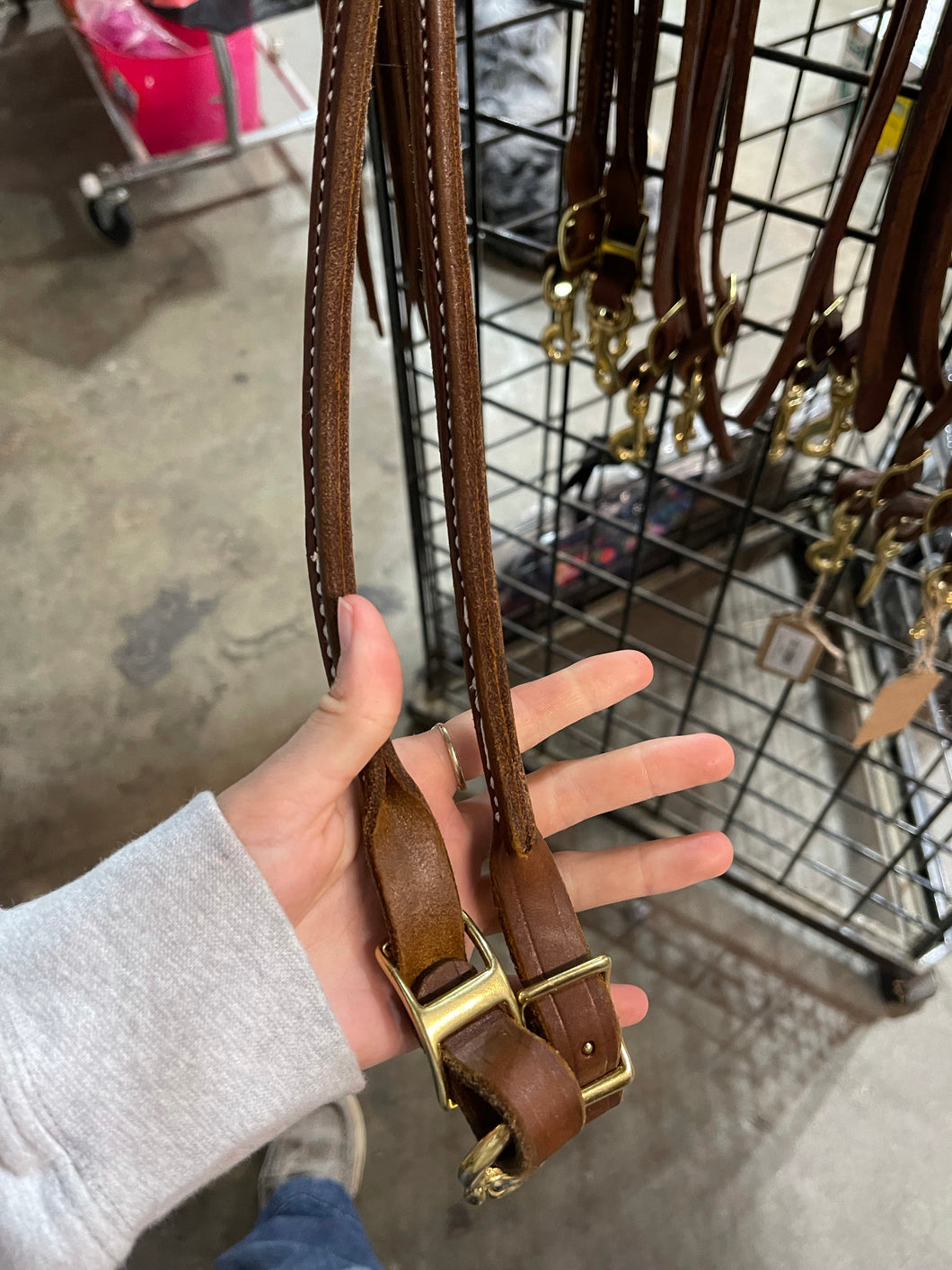 198 L&W Rolled Split Reins